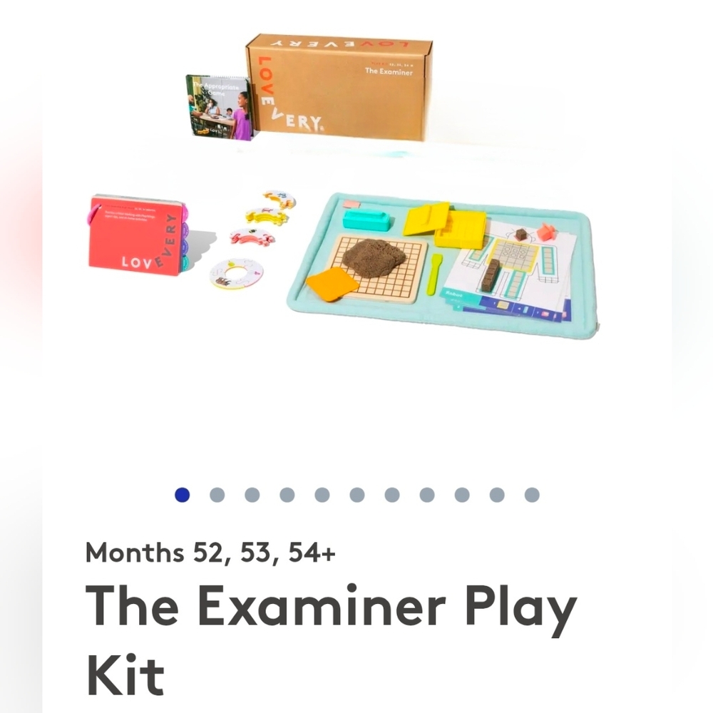 LOVEVERY The Examiner Box for 52, 53, 54 Months